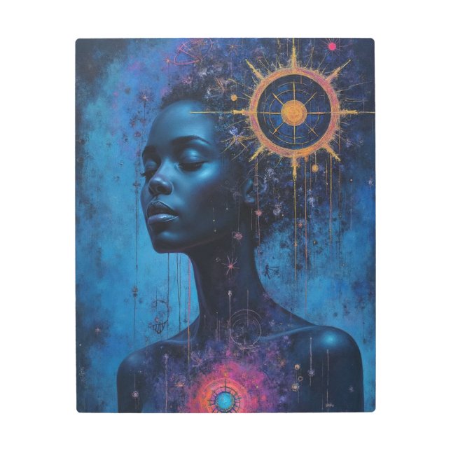 Mrs Tarot Metal Print (Front)