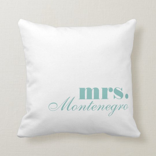 Mrs. Throw Pillows Mr. and Mrs. Throw Pillow Set