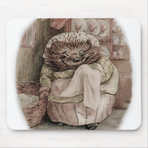 Mrs Tiggy_Winkle the Hedgehog by Beatrix Potter Mouse Pad