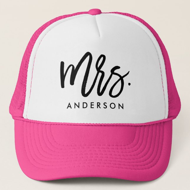 Mrs. Wedding Trucker Hat (Front)