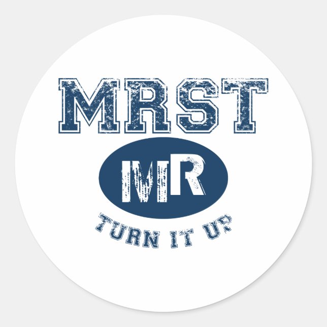 MRST Round Sticker (Front)