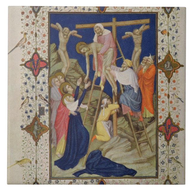 MS 11060-11061 Hours of the Cross: Vespers, the De Tile (Front)