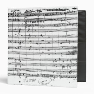 Ms.1548 Ouverture of the opera 'Don Giovanni' 3 Ring Binder