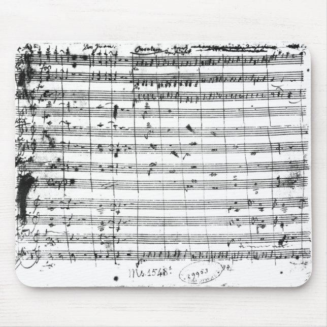Ms.1548  Ouverture of the opera 'Don Giovanni' Mouse Pad (Front)