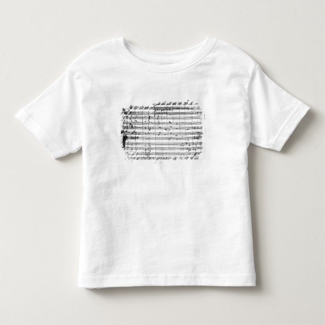 Ms.1548  Ouverture of the opera 'Don Giovanni' Toddler T-shirt (Front)