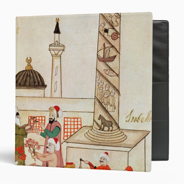 Ms 1671 A Bazaar in Istanbul, c.1580 3 Ring Binder (Front/Inside)