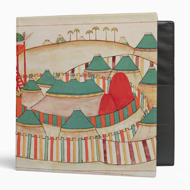 Ms 1671 The Imperial Camp, c.1580 3 Ring Binder (Front/Inside)