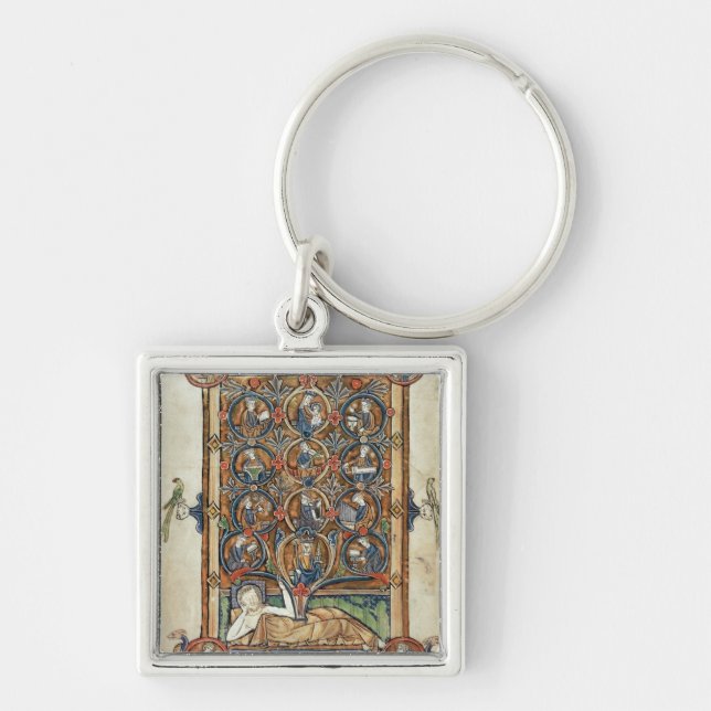 Ms 21926 The Tree of Jesse from a psalter Keychain (Front)