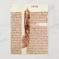 Ms 21 fol.97 Ruth and Boaz, from a Bible