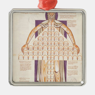 Ms 354 fol.256v Tree of Consanguinity Metal Ornament