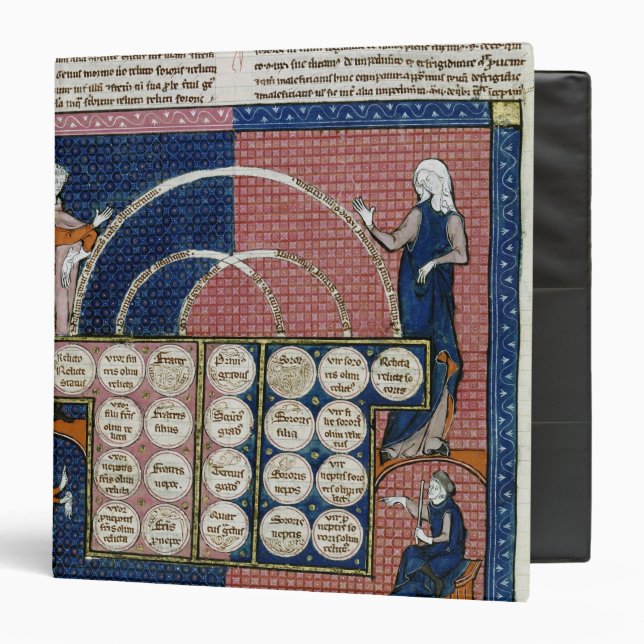 Ms 360 fol.262v Tree of Consanguinity Binder (Front/Inside)