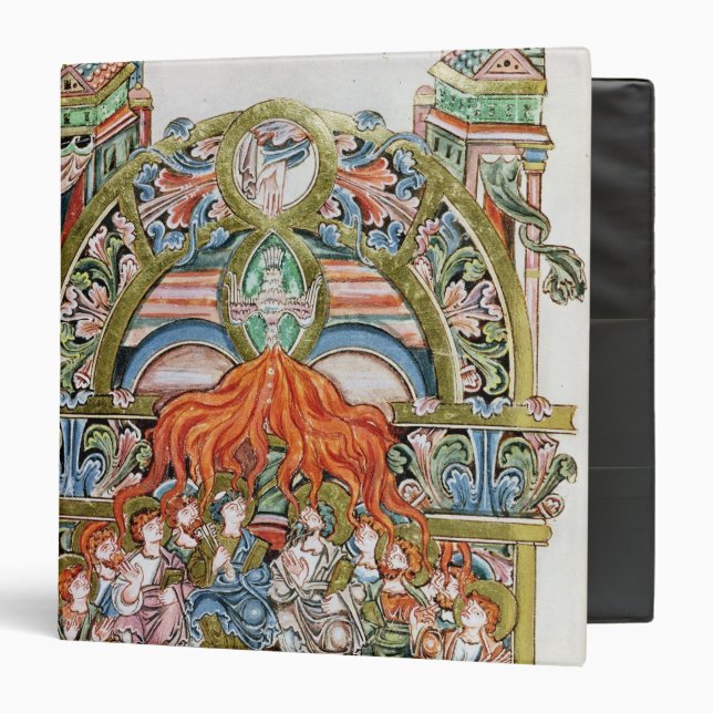 Ms 369  f.29v Pentecost Binder (Front/Inside)