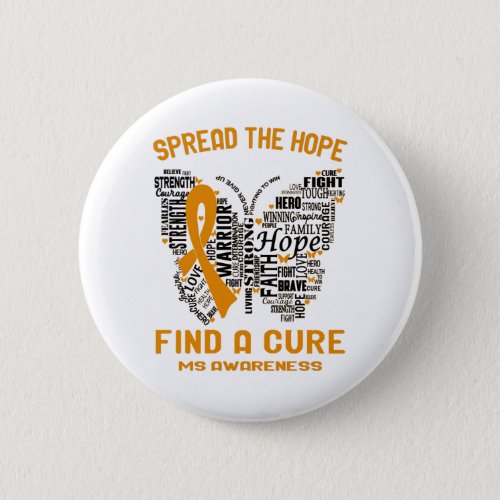 MS Awareness Month Ribbon Gifts Button