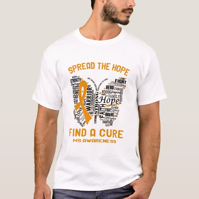 MS Awareness Month Ribbon Gifts T-Shirt (Front)