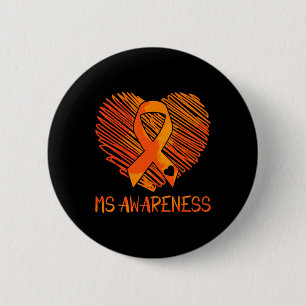Ms Awareness Multiple Sclerosis Awareness  Button