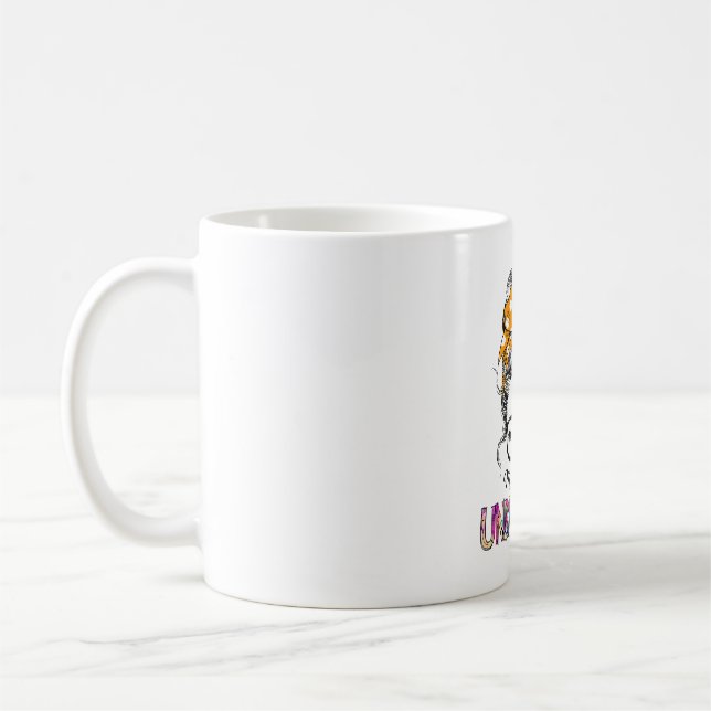 MS Awareness Ribbon Support Gifts Coffee Mug (Left)