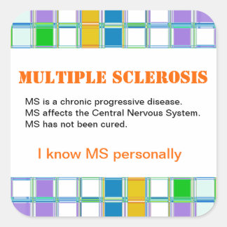 MS Awareness Stickers for Multiple Sclerosis