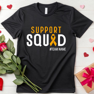 MS Awareness Team Support Squad Leukemia Cancer T-Shirt