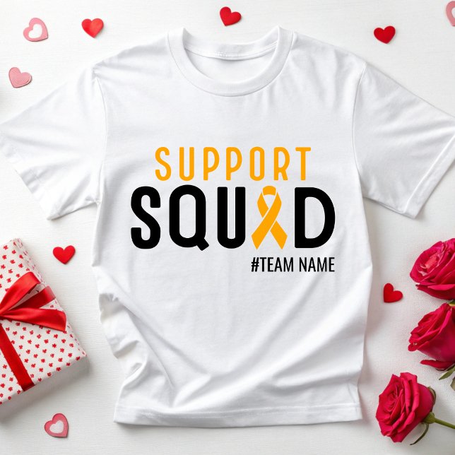 MS Awareness Team Support Squad Leukemia Cancer T-Shirt (Creator Uploaded)