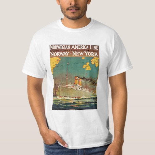 MS Bergensfjord at Sea T_Shirt