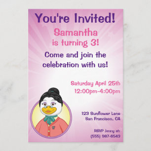 Ms. Birdy Invitation