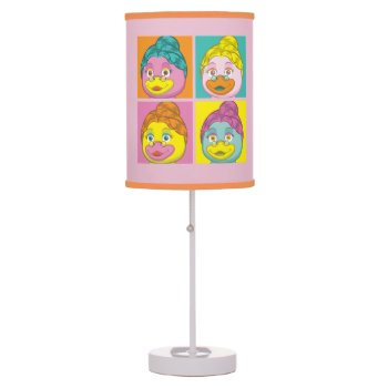 Ms. Birdy Pop Art Table Lamp by webkinz at Zazzle