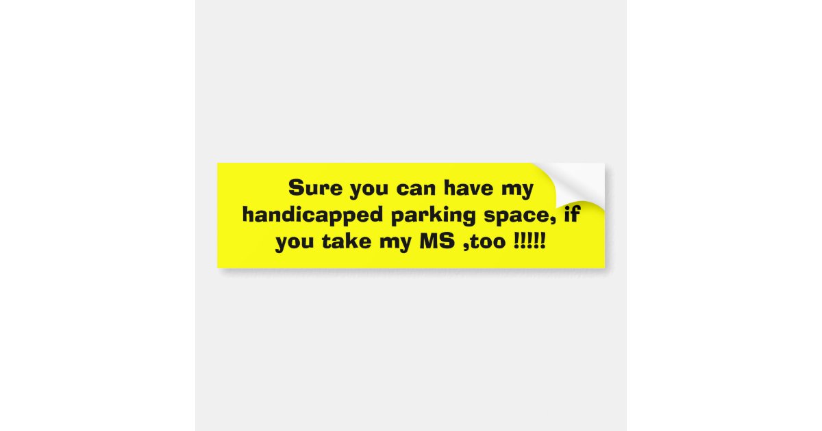 MS Bumper Sticker | Zazzle