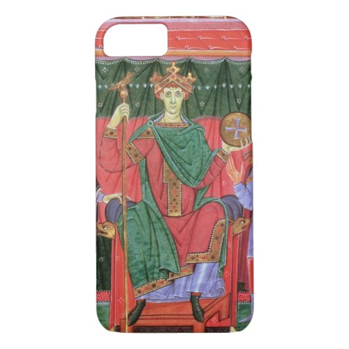 Ms Cim4453 f42r Holy Roman Emperor Otto III Enth iPhone 87 Case