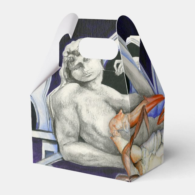 Ms. Crabtree, the New World Champion Favor Boxes (Back Side)