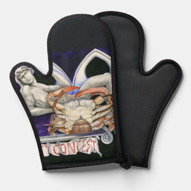 Ms Crabtree, The New World. Oven Mitt (Front/Back)