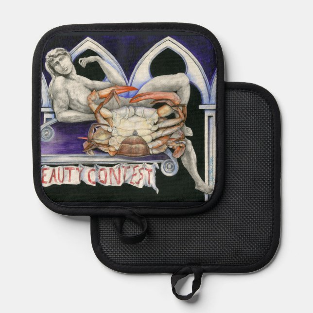 Ms Crabtree, The New World. Pot Holder (Front/Back)