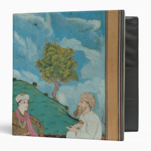 Ms D-181 fol.9 A Teacher and his Pupil, 1674 3 Ring Binder