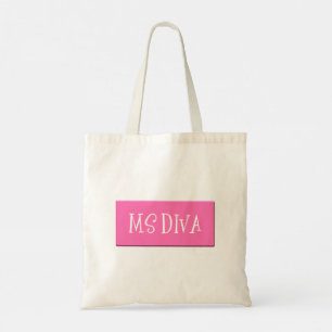Ms diva tote bag for sale.