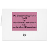"Ms Elizabeth's Peppermint World" (Back Horizontal)