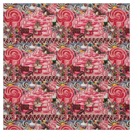"Ms. Elizabeth's Peppermint World" Fabric