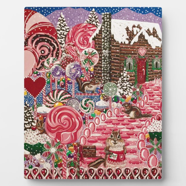 Ms. Elizabeth's Peppermint World Plaque (Front)