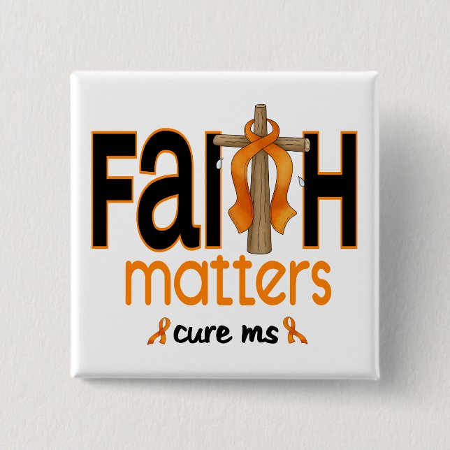 MS Faith Matters Cross 1 Button (Front)