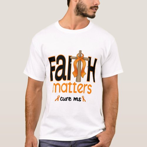 MS Faith Matters Cross 1 T_Shirt