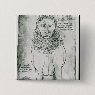 Ms Fr 19093 fol.24v Lion and Porcupine Button