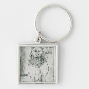 Ms Fr 19093 fol.24v Lion and Porcupine Keychain