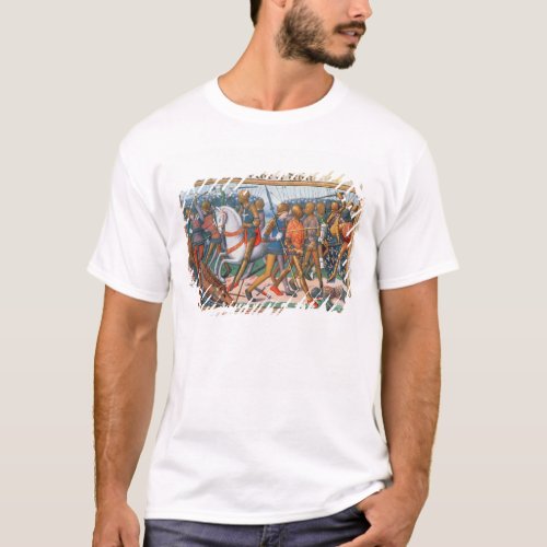 Ms Fr 5054 f11 The Battle of Agincourt 1415 fro T_Shirt