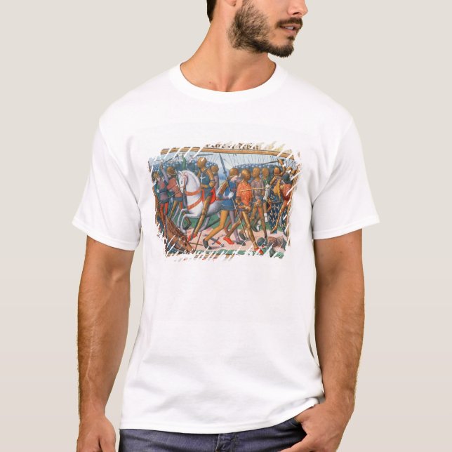 Ms Fr 5054 f.11 The Battle of Agincourt, 1415, fro T-Shirt (Front)