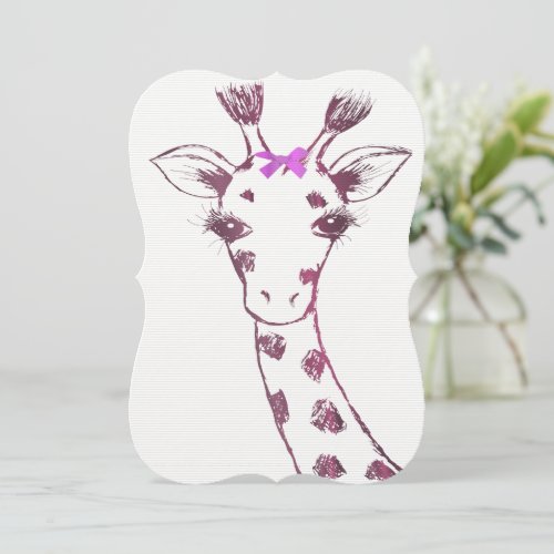 Ms Giraffe cute sarcastic design