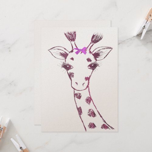 Ms Giraffe Cute Sarcastic Design 