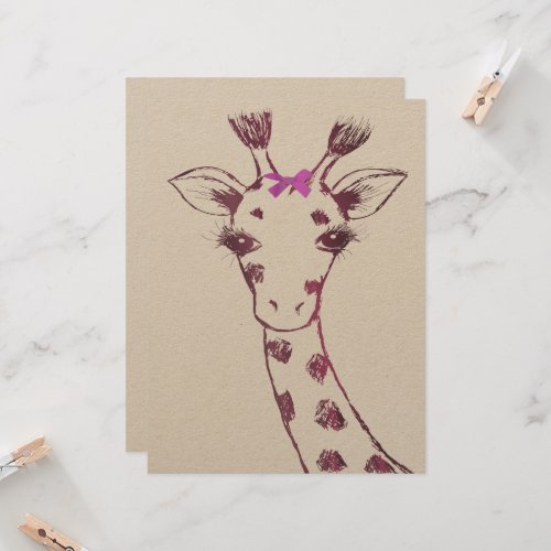 Ms Giraffe cute sarcastic design