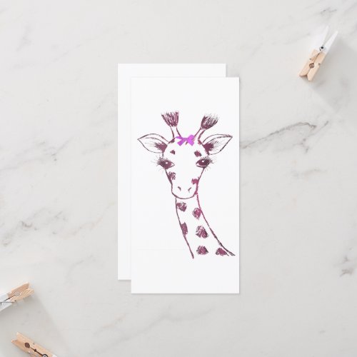 Ms Giraffe cute sarcastic design