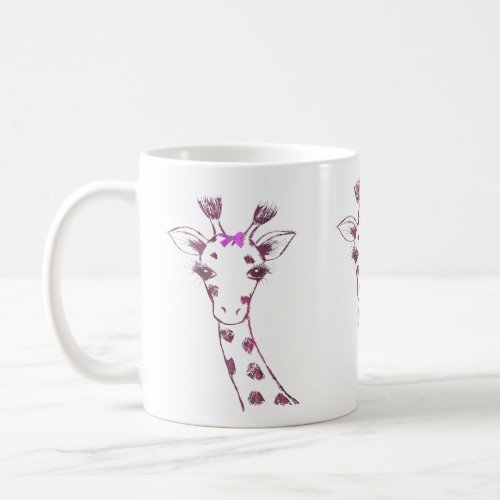 Ms Giraffe cute sarcastic design Coffee Mug