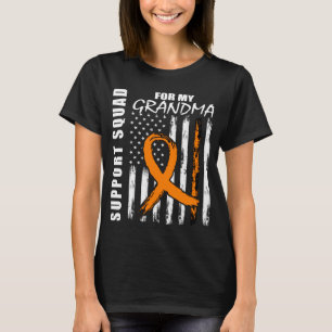 MS Grandma Multiple Sclerosis Awareness US Flag Fa T-Shirt