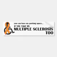 Multiple Sclerosis MS Awareness Ribbon Sparkle Car Window Sticker Decal  Gift (4)