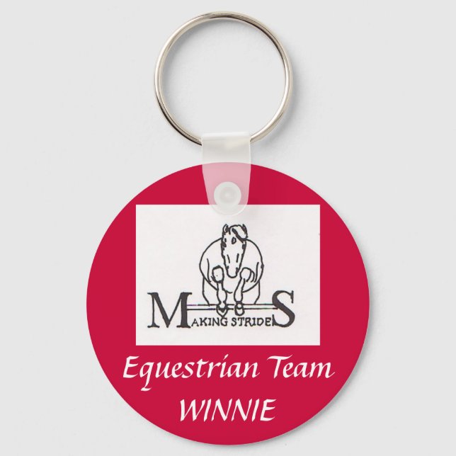 ms key color with name keychain (Front)